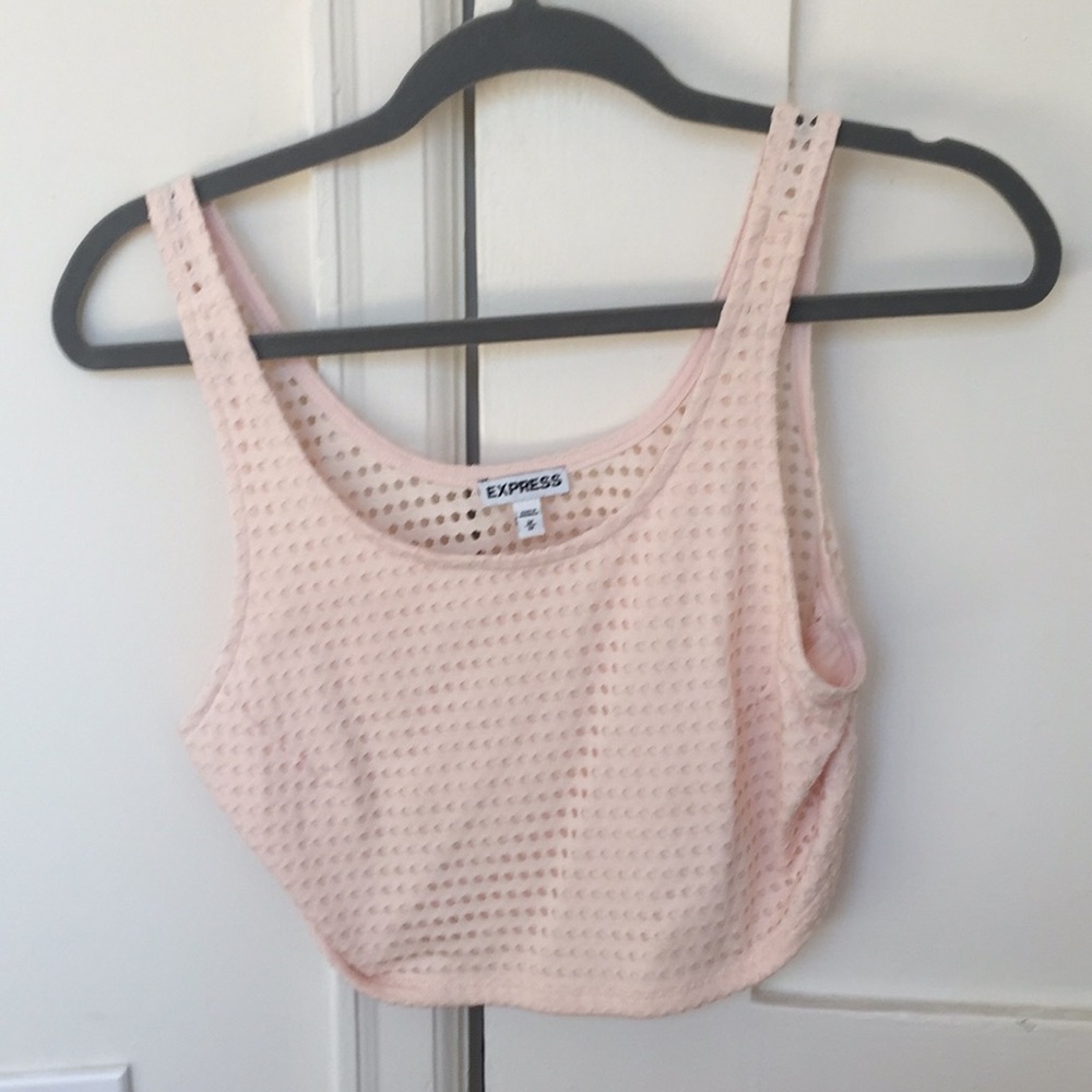 Express Pink Crop Top